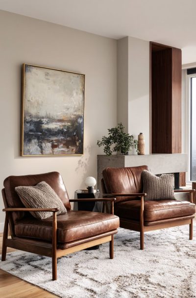 Simple and Sophisticated_ Leather Chairs for the Modern Home